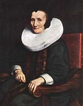尼古拉斯 瑪斯 Portrait of Margaretha de Geer, Wife of Jacob Trip